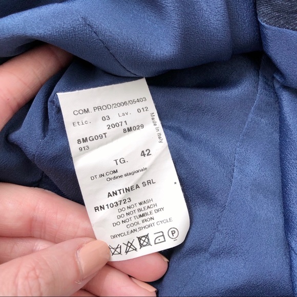 Armani Collezioni Metallic Silk Jacket - Picture 7 of 8